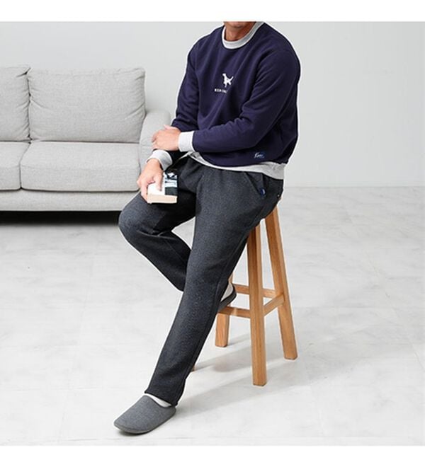 「【３本組】そのままお出かけジャージパンツ（メンズフルレングスパンツ）」｜詳細画像