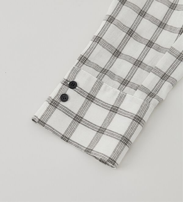 RANAN（ラナン）の「２ｗａｙボウタイチェックシャツ（シャツ）」｜詳細画像