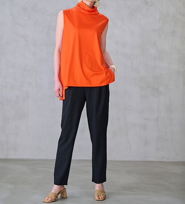 RANAN（ラナン）の「スリーブレスハイネックプルオーバー（カットソー）」｜詳細画像