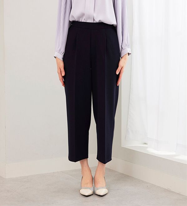 BELLUNA（ベルーナ）の「＜セレモニースタイル＞ジョーゼット素材ワイドパンツ（ワイドパンツ・ガウチョ）」｜詳細画像