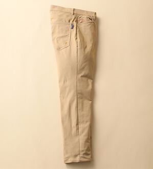 「＜コムルヴァン・オム＞こっそり裏中わたスマートパンツ（メンズフルレングスパンツ）」｜キャメル