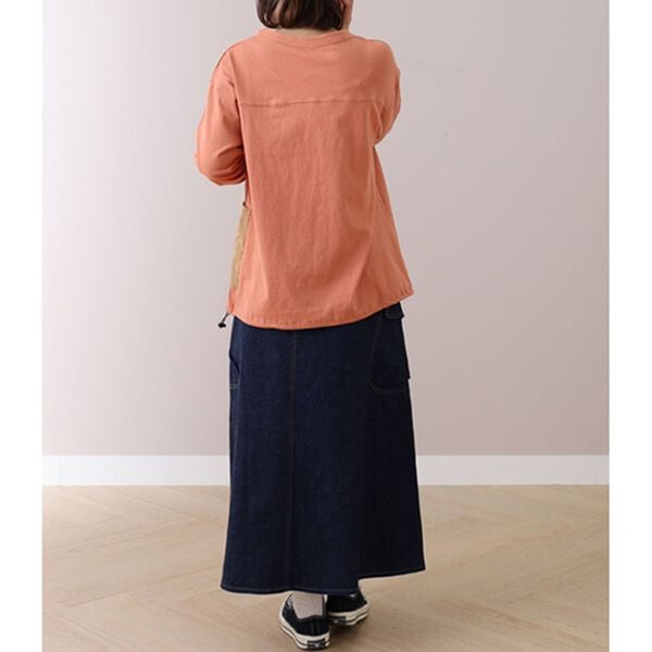 BELLUNA（ベルーナ）の「＜ｓｏｒａｆｕｋｕ＞ビッグポケット使いプルオーバー（カットソー）」｜詳細画像