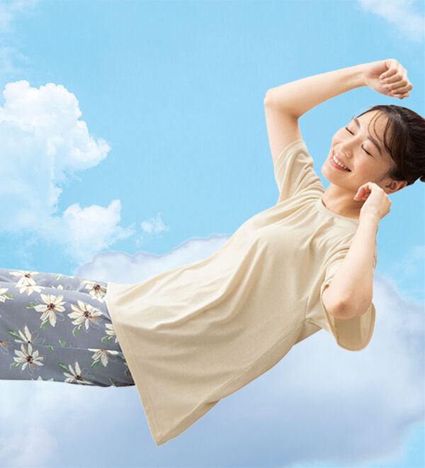 LAVIENNE（ラヴィエンヌ）の「【寝苦しさにさよなら】風がス～っと肌さら！涼しいメッシュ使いパジャマ（パジャマ・ルームウェア）」｜詳細画像