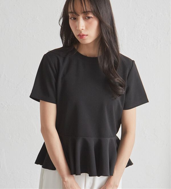 RANAN（ラナン）の「イレヘムペプラムTシャツ（カットソー）」｜詳細画像