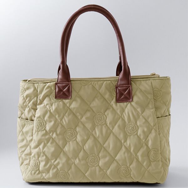 BELLUNA（ベルーナ）の「＜ハローキティ＞Ａ４が入る！軽～い仕切りたくさん手提げバッグ（ハンドバッグ）」｜詳細画像