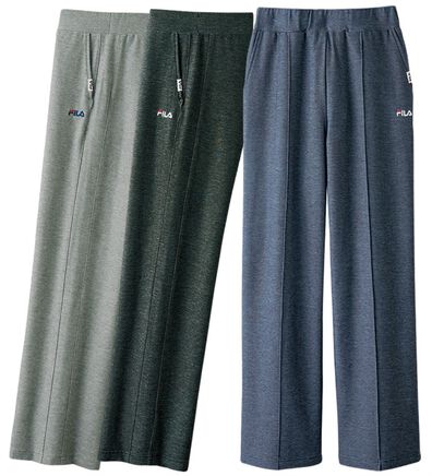 ルフラン（ルフラン）の「【３本組】＜ＦＩＬＡ＞セミワイド杢調すっきりラクするパンツ（セット商品（パンツ））」