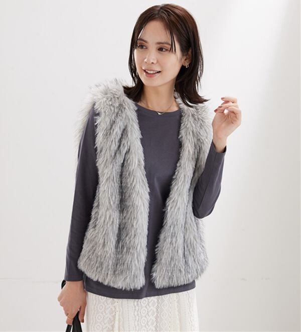 BELLUNA（ベルーナ）の「綿１００％大人顔サマ見えプルオーバー（カットソー）」｜詳細画像