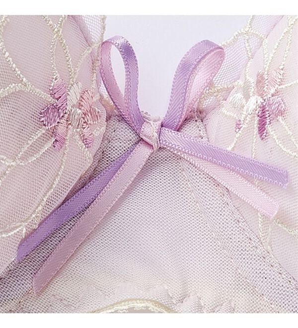 YU'NOW（ユナウ）の「ぷるるん谷間のノンワイヤーブラ＆ショーツセット（ブラジャー＆ショーツセット）」｜詳細画像