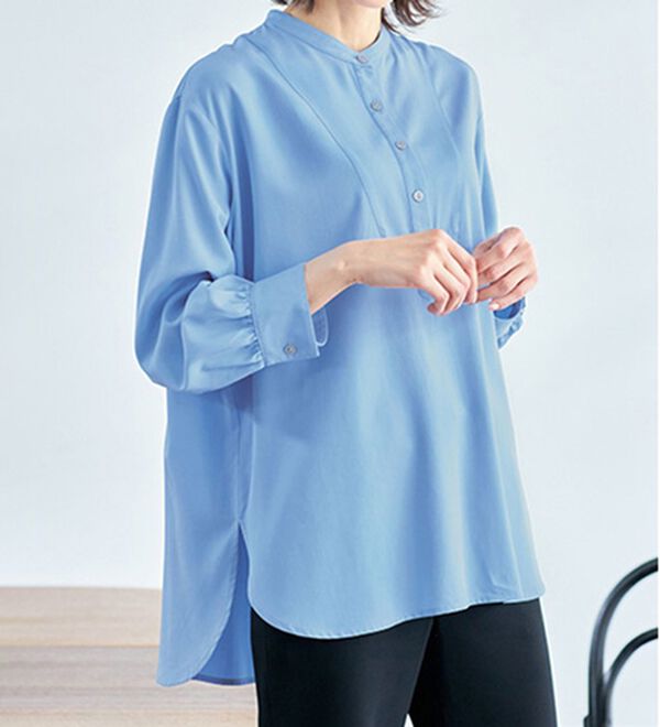 VINNO（ヴィノ）の「ゆるシルエットニットベスト（インナー付）（ベスト）」｜詳細画像