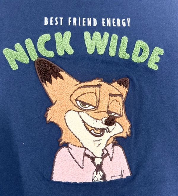 「＜Ｄｉｓｎｅｙ＞【ズートピア・ニック】サガラ刺しゅうＴシャツ（Tシャツ）」｜詳細画像