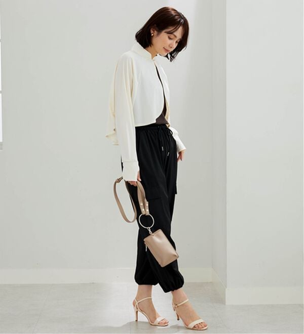 BELLUNA（ベルーナ）の「ヒンヤリ爽快！スタンド衿ボレロ（その他カーディガン）」｜詳細画像