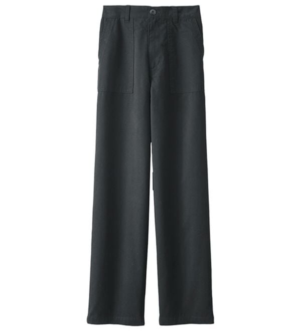BELLUNA（ベルーナ）の「大人のきれいめベイカーチノパンツ（フルレングスパンツ）」｜黒
