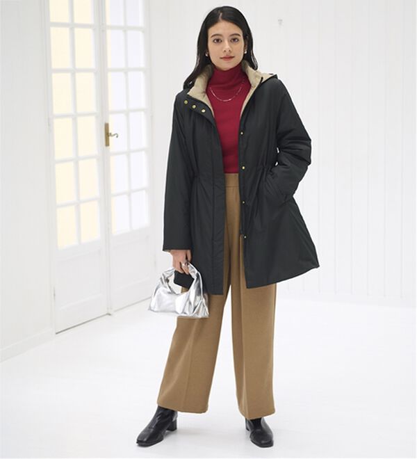 BELLUNA（ベルーナ）の「Ａｉｒｙ　＆Ｗａｒｍ　あったか軽量デザインコート（ロングコート）」｜詳細画像