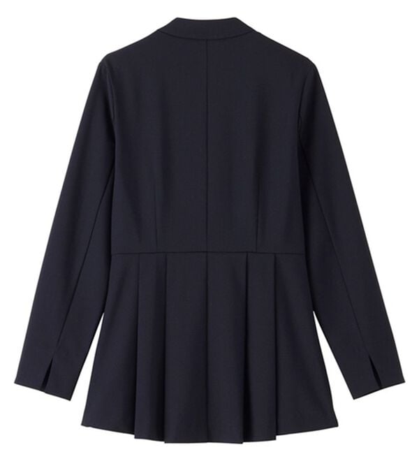 GeeRA（ジーラ）の「【２点セット】パールボタンペプラムプリーツテーパードセットアップ（パンツスーツ）」｜詳細画像