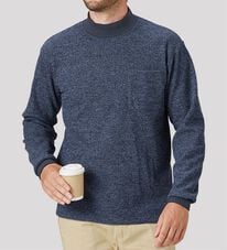 「＜コムルヴァン・オム＞この時期に嬉しい！裏起毛ワッフルハイネック（メンズカットソー）」