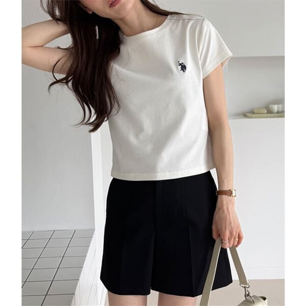 GeeRA（ジーラ）の「【ＵＳ．ＰＯＬＯ．ＡＳＳＮ】汗染み防止ミニＴシャツ（Tシャツ）」｜詳細画像