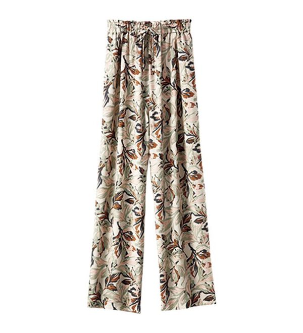 BELLUNA（ベルーナ）の「【接触冷感】レーヨン素材プリントワイドパンツ（ワイドパンツ・ガウチョ）」｜詳細画像