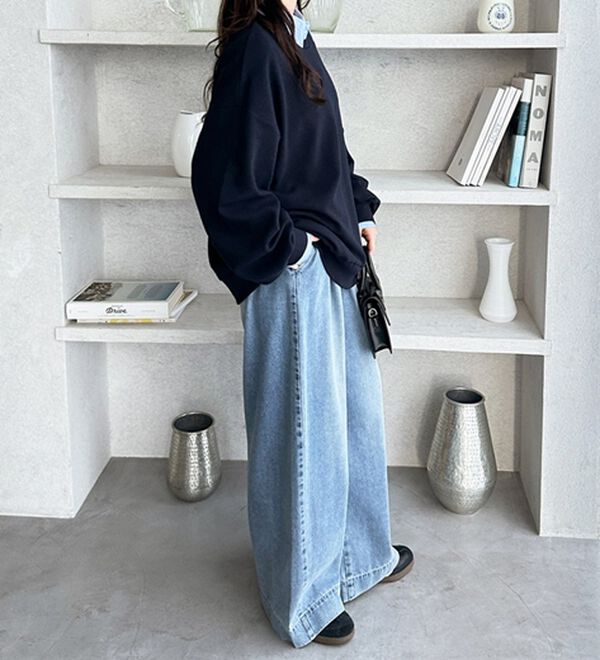 GeeRA（ジーラ）の「【U.S.POLOASSN】オーバーサイズワッフルスウェット（カットソー）」｜詳細画像