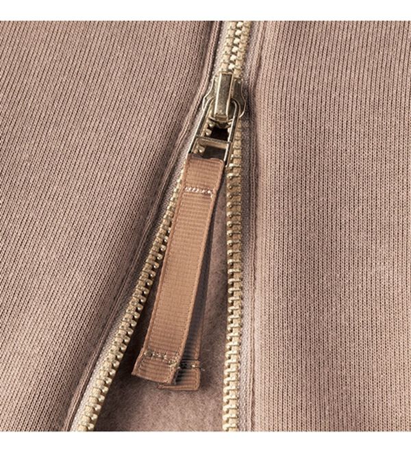 GeeRA（ジーラ）の「裏起毛裾ファスナーパーカーワンピース（カットソーワンピース）」｜詳細画像