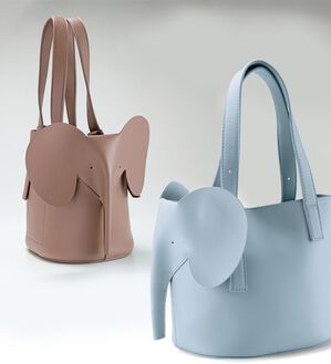 BELLUNA（ベルーナ）の「エレファントモチーフ手提げ（ハンドバッグ）」｜詳細画像