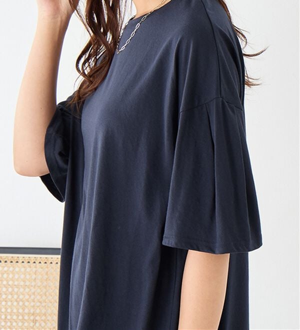 Viola e Viola（ヴィオラ エ ヴィオラ）の「袖タックチュニックTシャツ（チュニック）」｜詳細画像