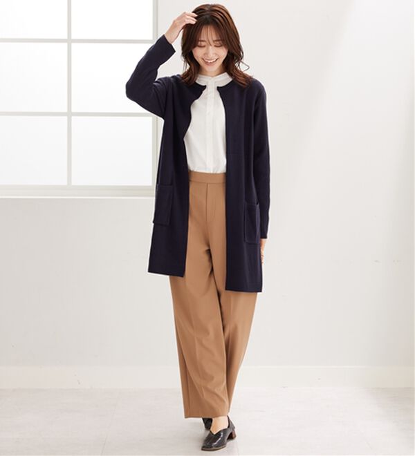 BELLUNA（ベルーナ）の「嬉しい機能付！ミラノリブカーディガン（ニットカーディガン）」｜詳細画像