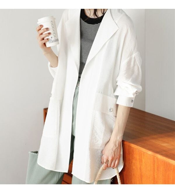 GeeRA（ジーラ）の「ビッグシルエットシャツジャケット（シャツ）」｜詳細画像