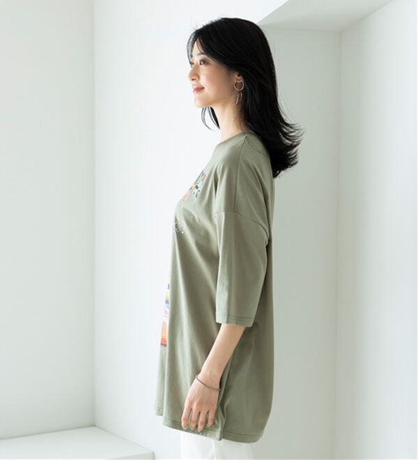 「＜Ｄｉｓｎｅｙ＞ディズニー映画ＰＨＯＴＯ風Ｔシャツ（チュニック）」｜詳細画像