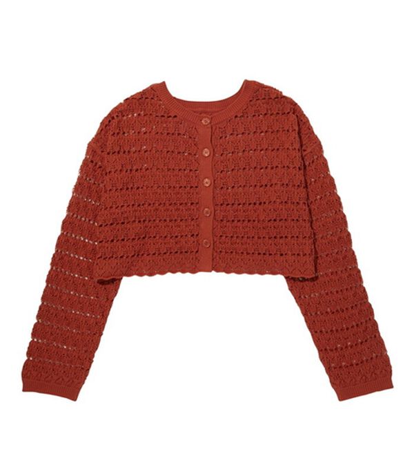 2WAYクロシェニットカーディガン - ベルーナ【公式】 