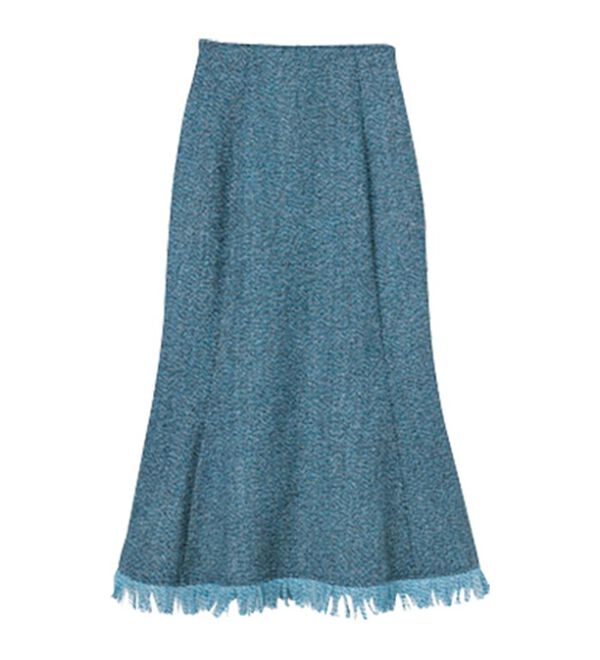 RANAN（ラナン）の「フリンジツイードマーメイドスカート（ロングスカート）」｜詳細画像