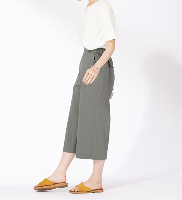 BELLUNA（ベルーナ）の「サラリ綿混ベイカーキュロットパンツ（その他パンツ）」｜詳細画像