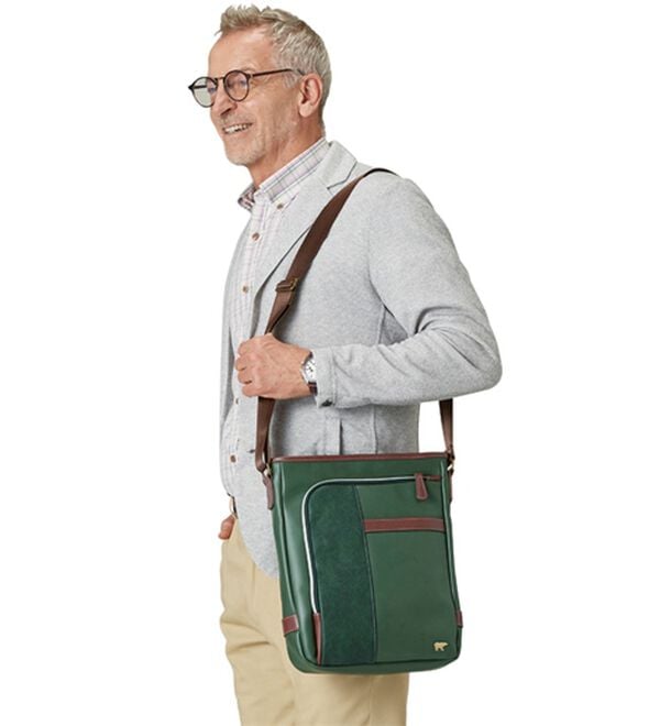 「＜ゴールデンベア＞Ａ４対応おでかけ安心ショルダーバッグ（メンズショルダーバッグ）」｜詳細画像