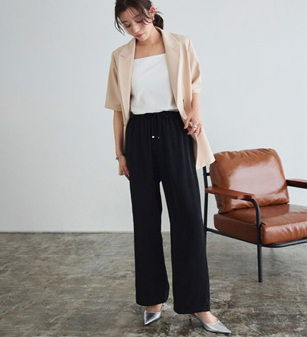 Pierrot（ピエロ）の「【接触冷感・吸水速乾】夏に快適！ウォッシャブルイージーパンツ（その他パンツ）」｜詳細画像