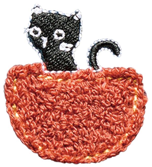 ルフラン（ルフラン）の「【３色組】ねこ刺しゅう＊裏起毛プルオーバー（カットソー）」｜詳細画像