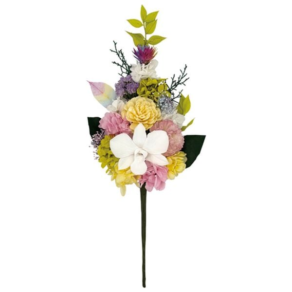 「虹色のお供え用プリザーブドフラワー　千鶴（仏壇・仏具）」｜詳細画像