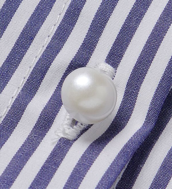 RANAN（ラナン）の「５分袖ペプラムギャザーブラウス（ブラウス）」｜詳細画像