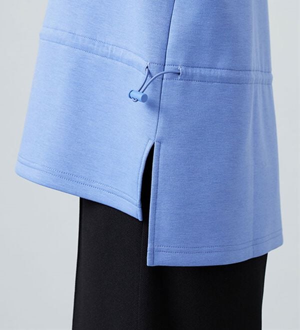 BELLUNA（ベルーナ）の「とろみ素材ドロスト使いプルオーバー（カットソー）」｜詳細画像