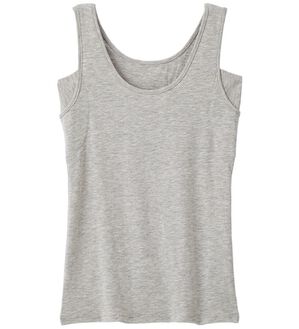 YU'NOW（ユナウ）の「ベーシック汗取りインナー　タンクトップ（肌着・インナーウェア）」｜グレー