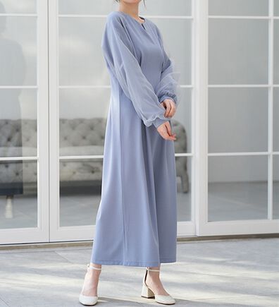 RANAN（ラナン）の「袖チュール重ねワンピース（その他ワンピース）」