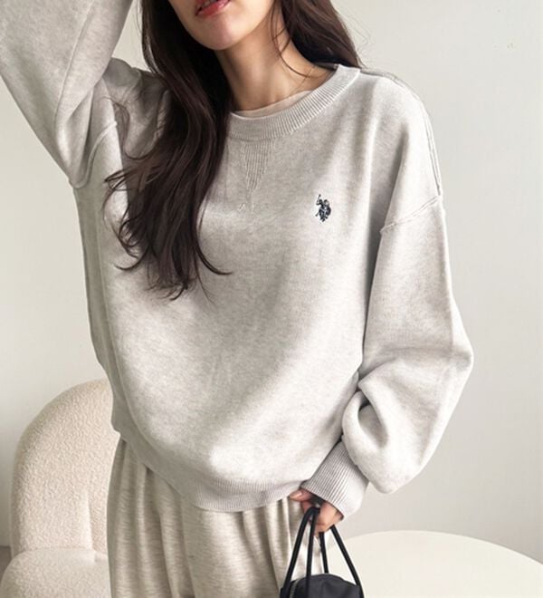 GeeRA（ジーラ）の「【U.S. POLO ASSN.】スウェットライクニット（ニット・セーター）」｜詳細画像