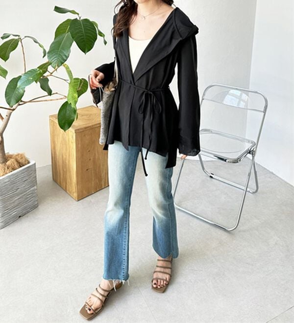 GeeRA（ジーラ）の「【水陸両用】ラッシュガードフーディカーデガン（パーカー）」｜詳細画像