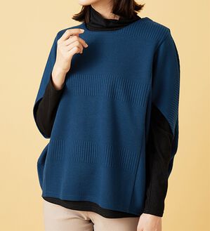 BELLUNA（ベルーナ）の「【2点セット】ジャカード素材ポンチョアンサンブル（アンサンブル）」｜詳細画像