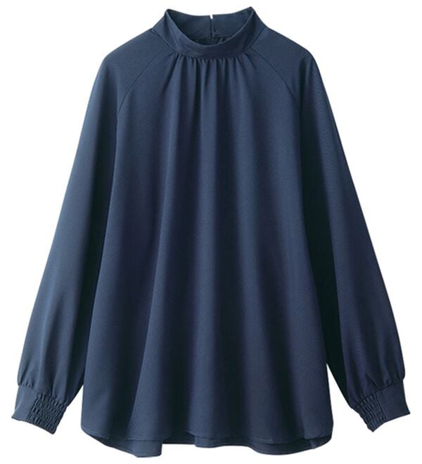 BELLUNA（ベルーナ）の「スタンド衿デザイン上品ブラウス（ブラウス）」｜詳細画像