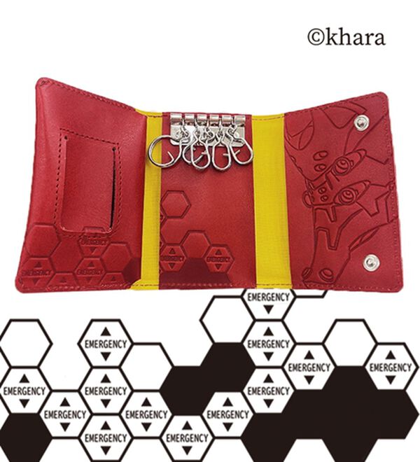 「エヴァンゲリオン本革キーケース<EVANGELION>（メンズ財布・パスケース）」｜詳細画像