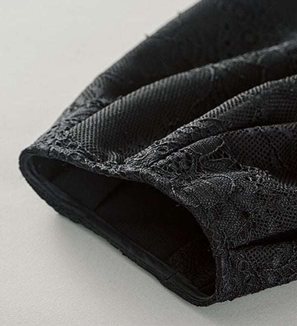 BELLUNA（ベルーナ）の「レーススリーブワンピース（ブラックフォーマル（喪服・礼服））」｜詳細画像