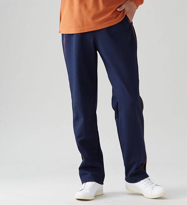 「【３本組】日本製綿混ジャージパンツ（メンズフルレングスパンツ）」｜詳細画像