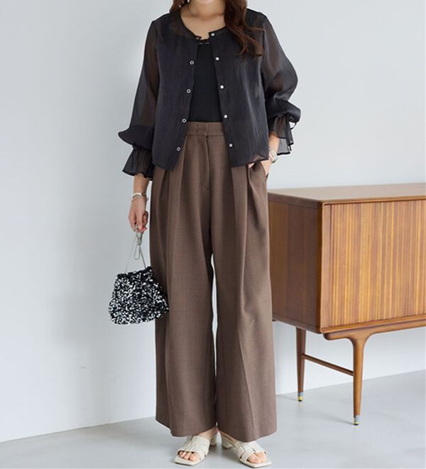 alotta（アロッタ）の「シアーブラウスカーディガン（その他カーディガン）」｜詳細画像