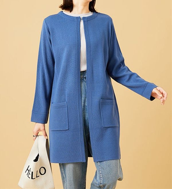 BELLUNA（ベルーナ）の「嬉しい機能付！ミラノリブカーディガン（ニットカーディガン）」｜詳細画像