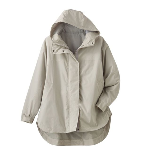 BELLUNA（ベルーナ）の「はっ水＆防風！中わたキルトあったかコート（ハーフコート）」｜詳細画像