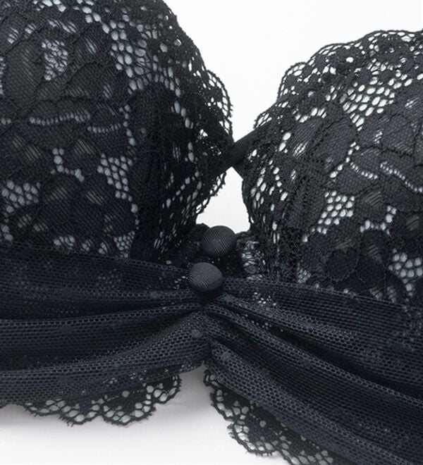 「＜ストラップレス＞まる胸メイクのちゅるんブラ＆ショーツセット（ブラジャー＆ショーツセット）」｜詳細画像